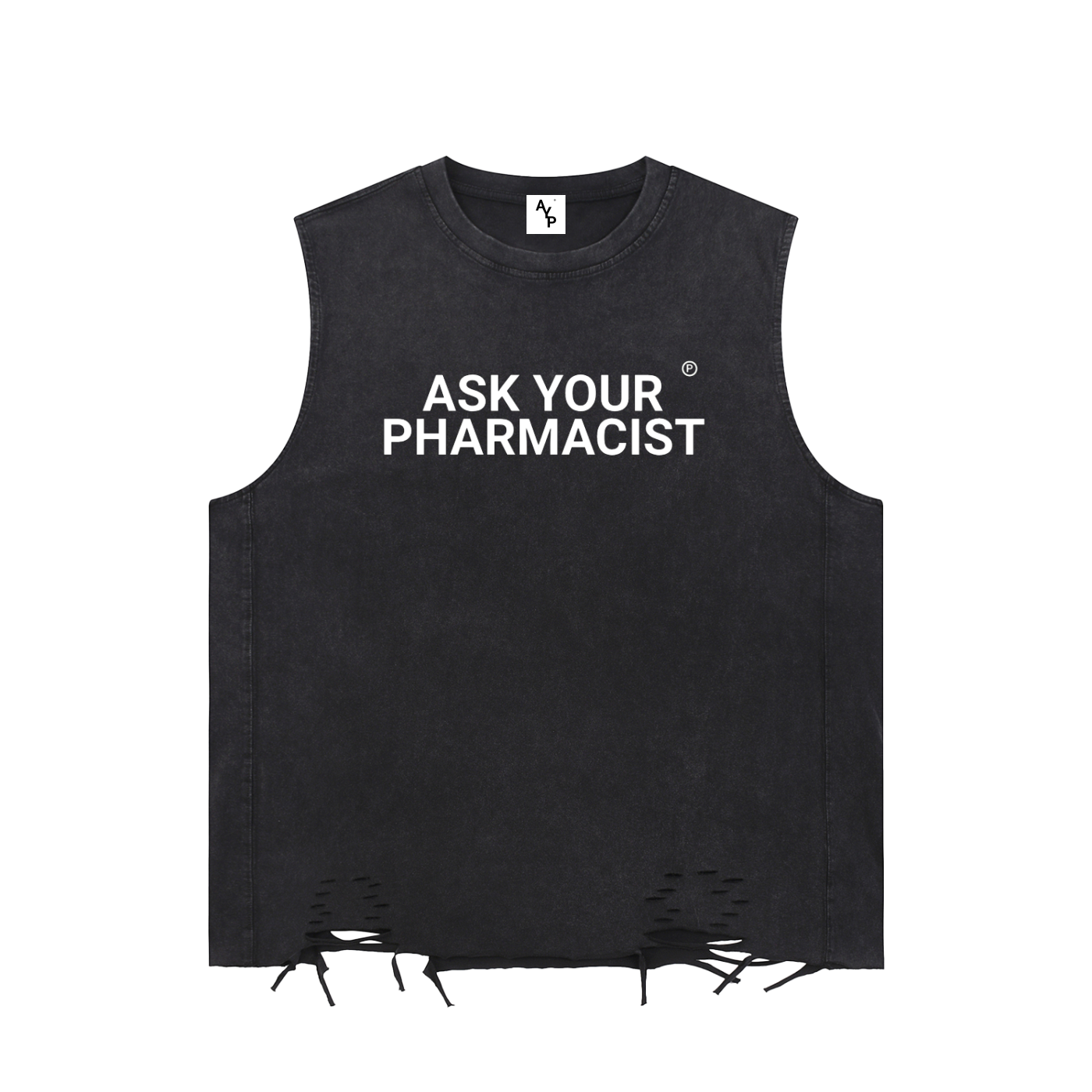 Ask Your Pharmacist Washed Tank Top
