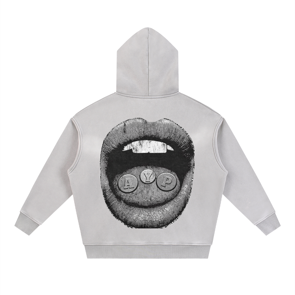 Ayp Double Zipper Boxy Hoodie